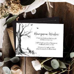 Alla Hallow Kväll Halloween vårt Honeymoon-vykort Tilläggskort