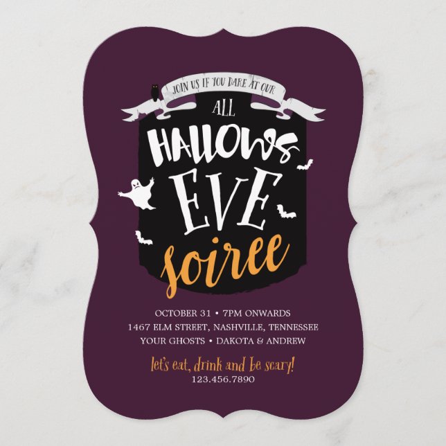 Alla Hallow's Kväll Halloween Soirée (Framsida)