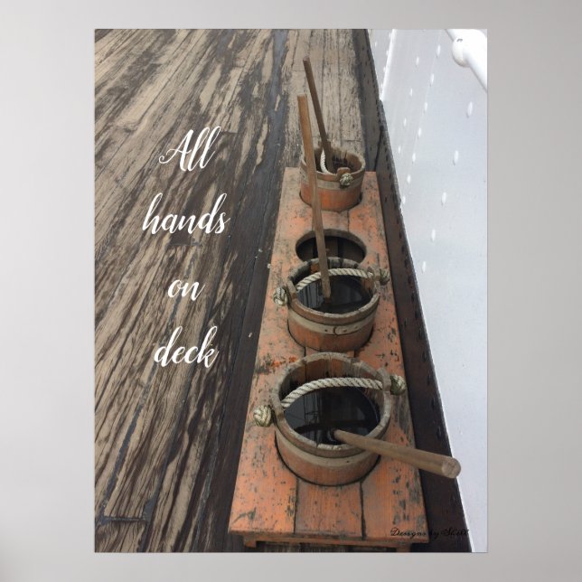 Alla Händer på däck Poster (Framsidan)