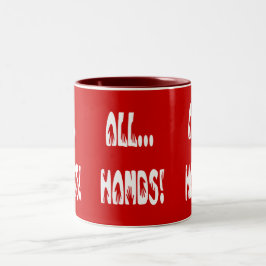 Alla...Händer Två-Tonad Mugg
