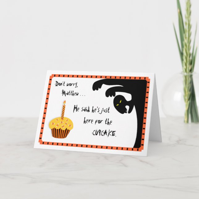 Alla Happy halloween födelsedag Kort (Framsida)