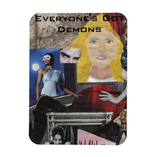 Alla Har Demons Pop Art Magnet (Vertikal)