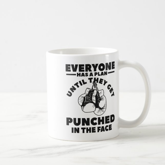 Alla Har En Plan Tills De Blir Slagna I  Kaffemugg (Höger)