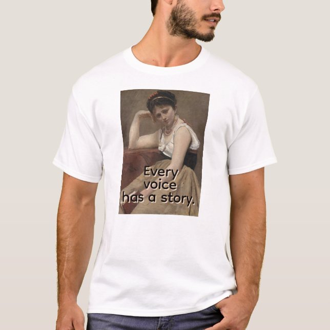 Alla har en röst t shirt (Framsida)
