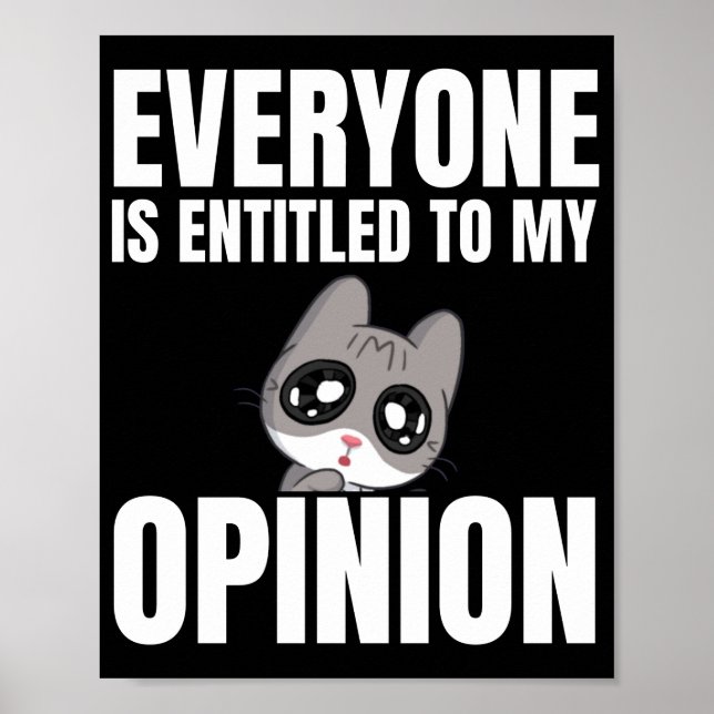 Alla har rätt till min åsikt poster (Framsidan)