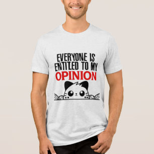 ALLA HAR RÄTT TILL MITT YTTRANDE.W T SHIRT