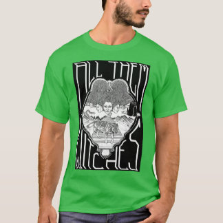 Alla häxor ATW svart och vitt T Shirt