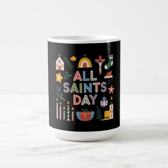 Alla helgondagar firar den meningsfulla dagen kaffemugg (Center)