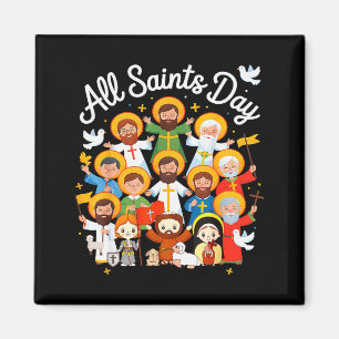 Alla helgons dag Barn Katolska St Franciskus Teres Magnet