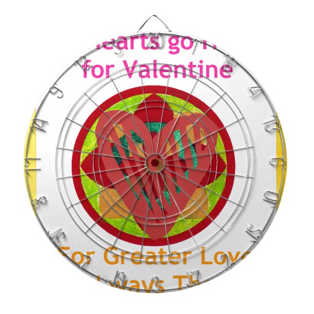 Alla hjärtan går hem för Valentine Art-utskrift Piltavla (Framsidan)
