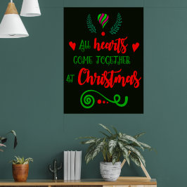 Alla hjärtan kommer samman under julhelgen, ZSG Poster