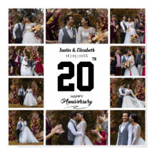 Alla hjärtans årsdag 10 Foto Collage