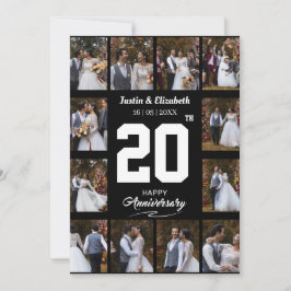 Alla hjärtans årsdag 12 Foto Collage Julkort