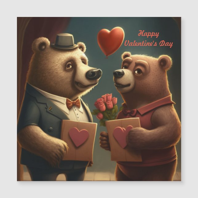 Alla hjärtans björns anpassningsbar för tecknad (Framsida)