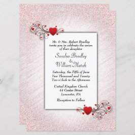 Alla hjärtans bröllop - inbjudan