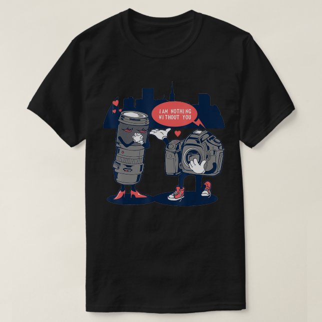 Alla hjärtans dag 2021 för fotografer t shirt (Design framsida)