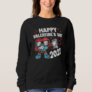 Alla hjärtans dag 2022 Dabbing Heart Dab Ansikte M T Shirt
