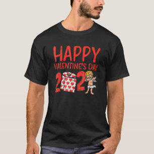 Alla hjärtans dag 2023 Cupid Ansikte Mask Quaranti T Shirt