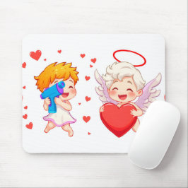 Alla hjärtans dag 2025: Cute and Playful Änglar 👼 Musmatta