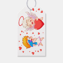 Alla hjärtans dag 2025: Cute and Playful Änglar 👼 Presentetikett