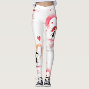 Alla hjärtans dag 2025 leggings