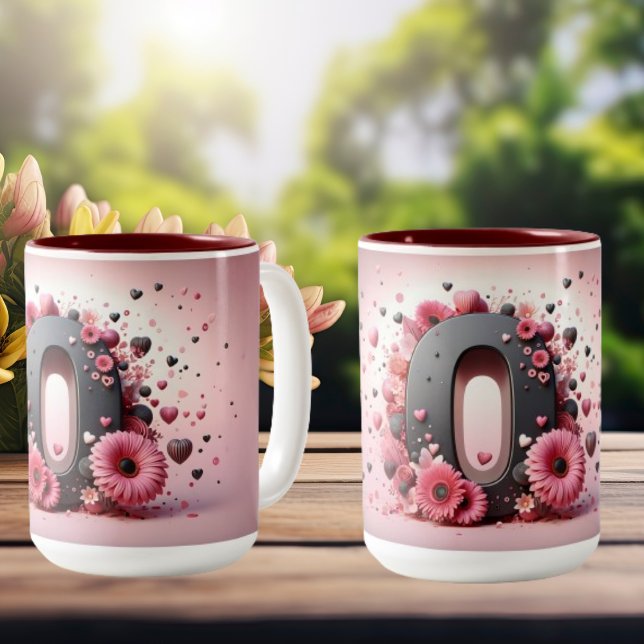 Alla hjärtans dag 3D A till Z Alphabet-kaffe Mugg (Skapare uppladdad)