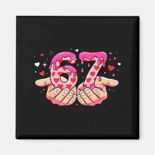 Alla hjärtans dag 67 Hjärtan Sex Sju Meme Kärlek S Magnet