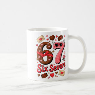 Alla hjärtans dag 67 Meme fylld med hjärtan Roligt Kaffemugg