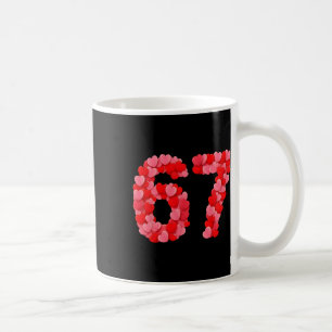 Alla hjärtans dag 67 Meme Rollig Sex Sju 6 7 Valen Kaffemugg