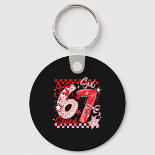 Alla hjärtans dag 67 Six Seven Preppy Hearts Coque Nyckelring