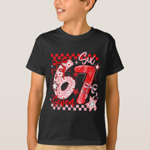 Alla hjärtans dag 67 Six Seven Preppy Hearts Coque T Shirt