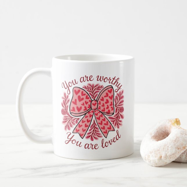 Alla hjärtans dag älskade kristendomen Du är värdi Kaffemugg (Med munk)