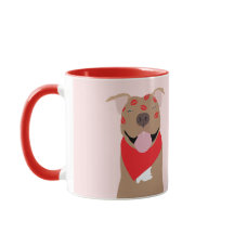 Alla hjärtans dag American Bulldog Kiss Marks