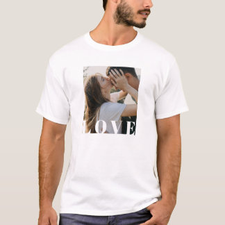 Alla hjärtans dag Anpassade Foto T-Shirt