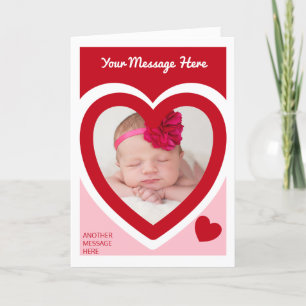 Alla hjärtans dag - Anpassningsbar för Candy Heart Kort