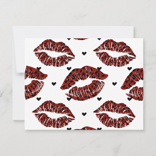 Alla hjärtans dag anteckningskort (Framsida)