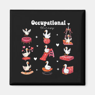 Alla hjärtans dag Arbetsterapeut Silly Goose Ot Magnet
