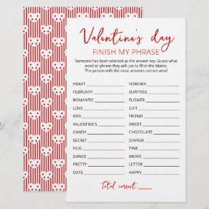 Alla hjärtans dag Avslutar min fras Redigerbart sp