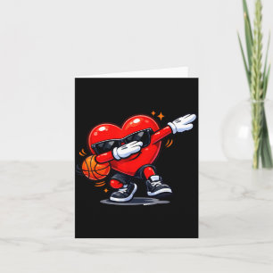 Alla hjärtans dag basketboll rolig dabbing rött hj kort