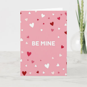 Alla hjärtans dag Be Mine kärlekskort Kort