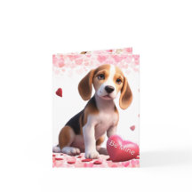 Alla hjärtans dag Beagle Var min älskling