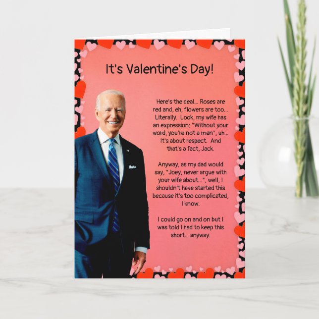 Alla hjärtans dag biden Card Helgkort (Framsida)