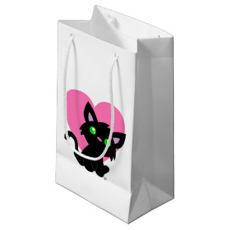 Alla hjärtans dag Black Kattunge Gift Bag