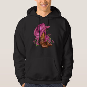 Alla hjärtans dag Boots Cowgirl Hat och Ro Valent Hoodie