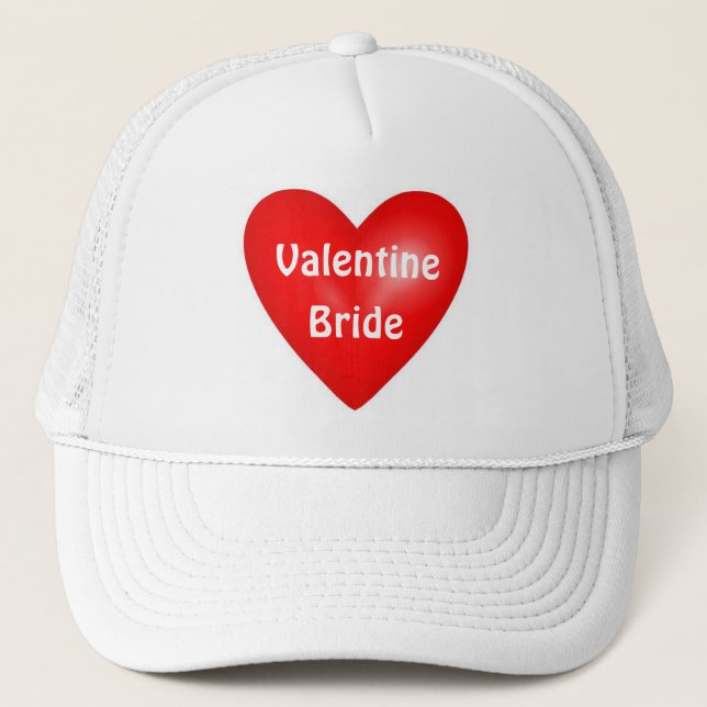 Alla hjärtans dag Bride Truckerkeps (Framsida)