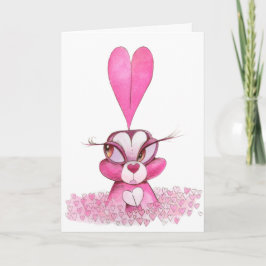Alla hjärtans dag Bunny Kärlek! Kort