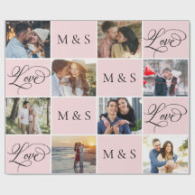 Alla hjärtans dag-Calligraphy Photo Collage