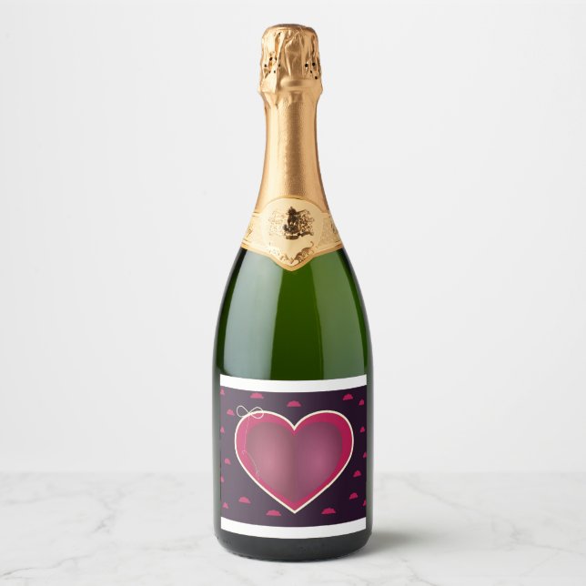 Alla hjärtans dag, champagne 🍾 etiketter 🥂 (Framsida)