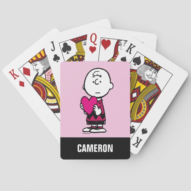 Alla hjärtans dag, Charlie Brown, spelkort (Baksidan)