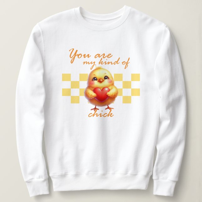 Alla hjärtans dag-Chick T Shirt (Design framsida)